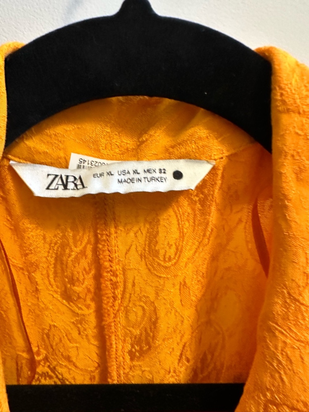 Zara Sleeveless Orange Wide-Leg Jumpsuit - Picture 7 of 12